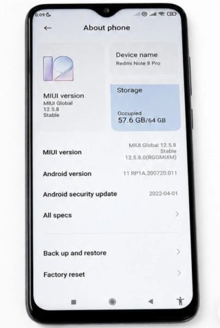 Xiaomi Redmi Note 8 Pro Blu Marina