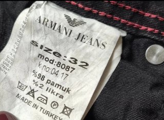 Jeans Armani uomo neri