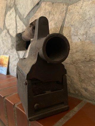 Plancha de hierro antigua