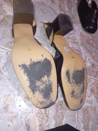 Zapatos de tacón negros talla 40