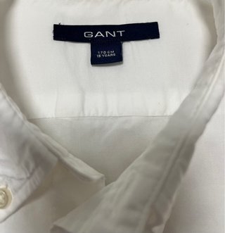 Camisa Gant Chico Blanca