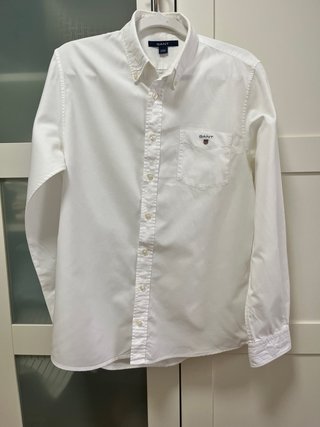 Camisa Gant Chico Blanca