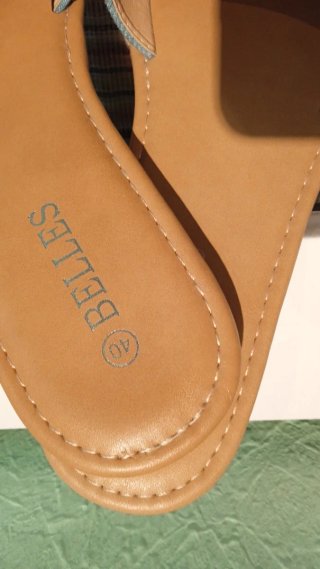Chanclas BELLES tiras denim