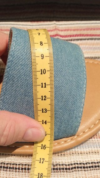 Chanclas BELLES tiras denim