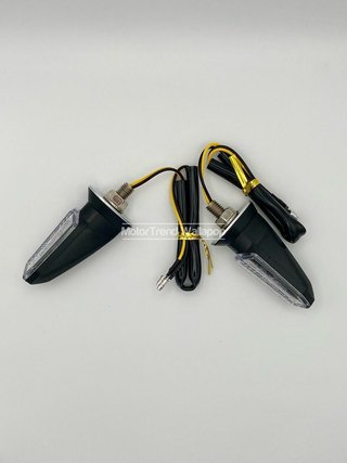 2x Intermitentes moto led homologados transparente