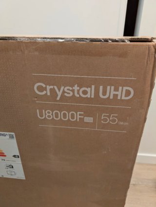 Samsung Crystal UHD 55 U8000F 4K HDR Sin abrir