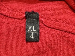 Jersey de punto rojo