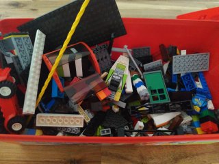 Caja LEGO Juniors 10673 + 60058 + 60048
