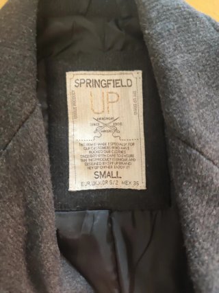 Cazadora de paño Springfield Gris