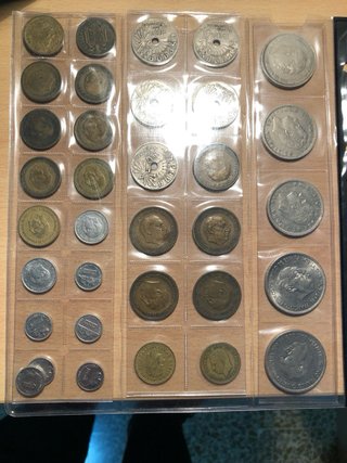 Colección monedas curso legal y plata