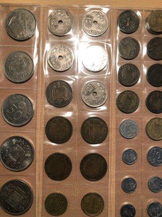 Colección monedas curso legal y plata