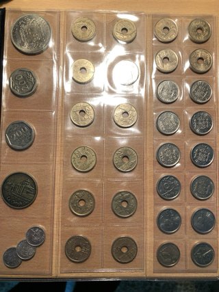 Colección monedas curso legal y plata