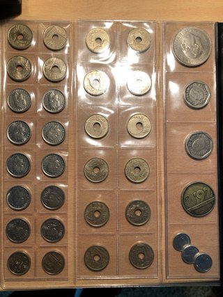 Colección monedas curso legal y plata