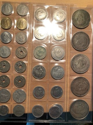 Colección monedas curso legal y plata