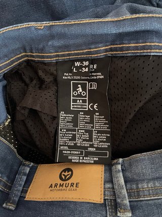Pantalón de moto vaquero
