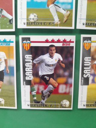 Cromos de fútbol Valencia CF