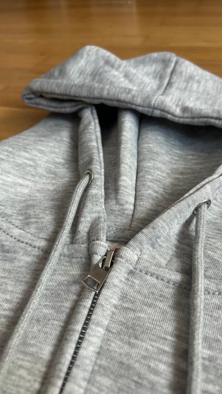 Sudadera Básica Con Cremallera