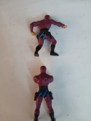 REBAJADO.Lote 2 Figuras PVC El Hombre Enmascarado