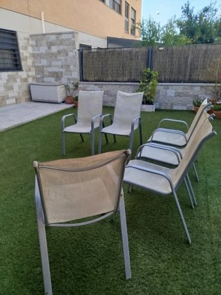 Juego de 6 Sillas Terraza