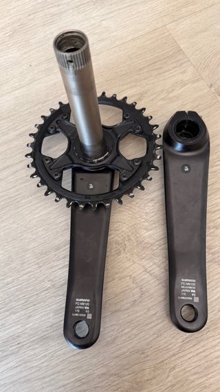 Bielas Shimano XT 8120 175mm  con plato 34