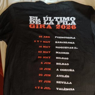 Camiseta El Último de la Fila Gira 2026