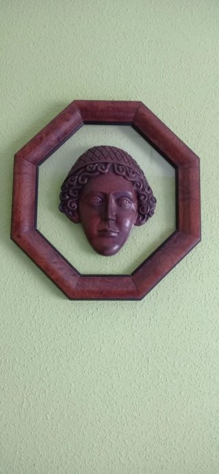 Decoración de pared de madera