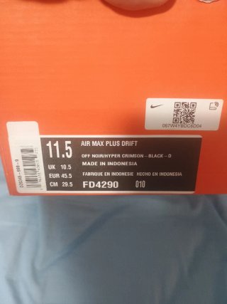 Zapatillas Nike Air Max Plus TN Talla 45.5 Nuevas