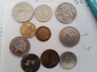 Lote de monedas antiguas