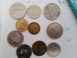 Lote de monedas antiguas