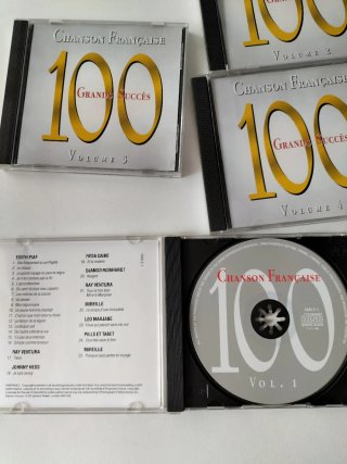 Set 4 CD Chanson Française 100 Grands Succès