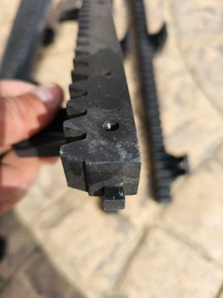 Cremallera Puerta Corredera Negra