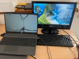 Portátil HP 255 G8 - Pantalla Rota