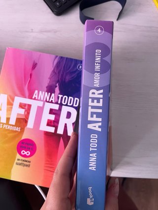 Libro 2,3 y 4 de la coleccion after de Anna Todd.