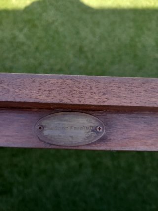Mesa de madera para exterior