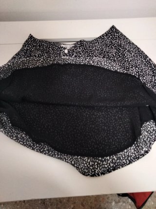 Falda corta estampada