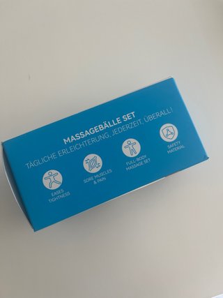 Set 2 Bolas Masaje YANGTSUNG Azul/Rojo