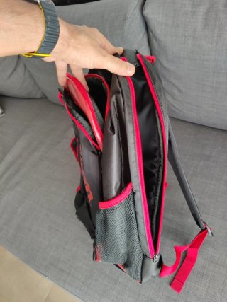 Mochila Wilson Padel WRR6147 Negra/Roja
