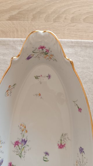 2 Fuentes Ovaladas Aluminite Frugier Limoges