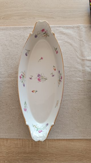 2 Fuentes Ovaladas Aluminite Frugier Limoges