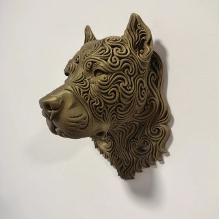 Arte de Pared Pitbull