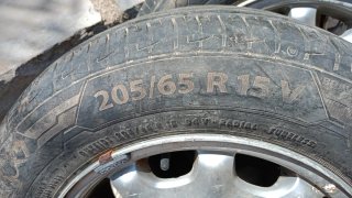 Ruedas  Mercedes 205/65 R15 Conjunto de 4 und.