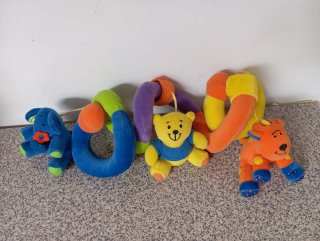 Juguete de peluche para bebé para carro