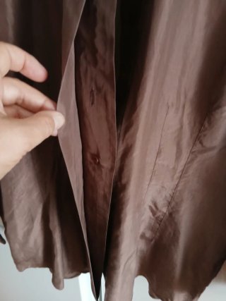 Camisa seda manga larga Talla 2