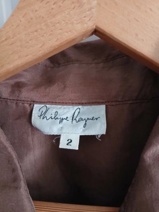 Camisa seda manga larga Talla 2