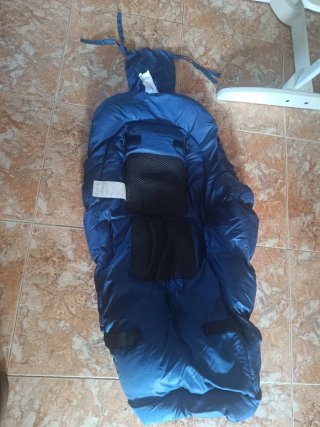 Saco Kaiser para bebé azul