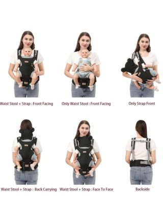 Mochila Portabebés Ergonómica AINOMI 6 en 1