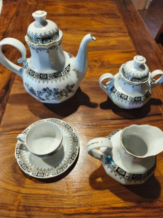 Juego vajilla y café Santa Clara porcelana
