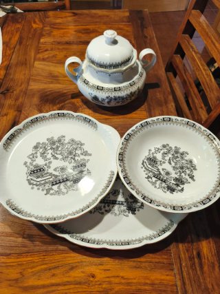 Juego vajilla y café Santa Clara porcelana