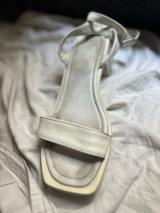 Sandalias Piel Natural Puntera Cuadrada