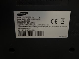 Televisión Samsung 37 Negra